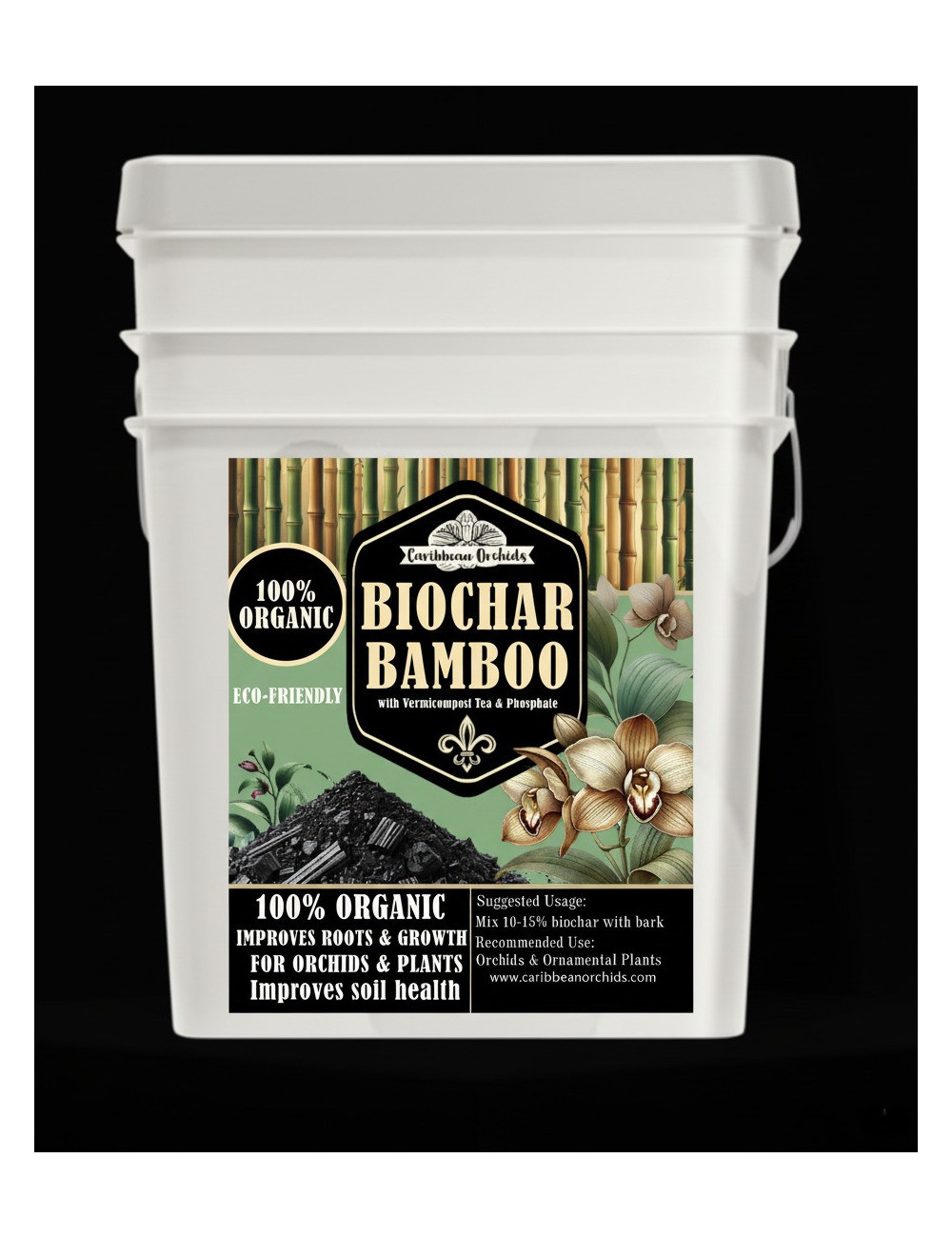 Caribbean Orchids Biochar Bamboo